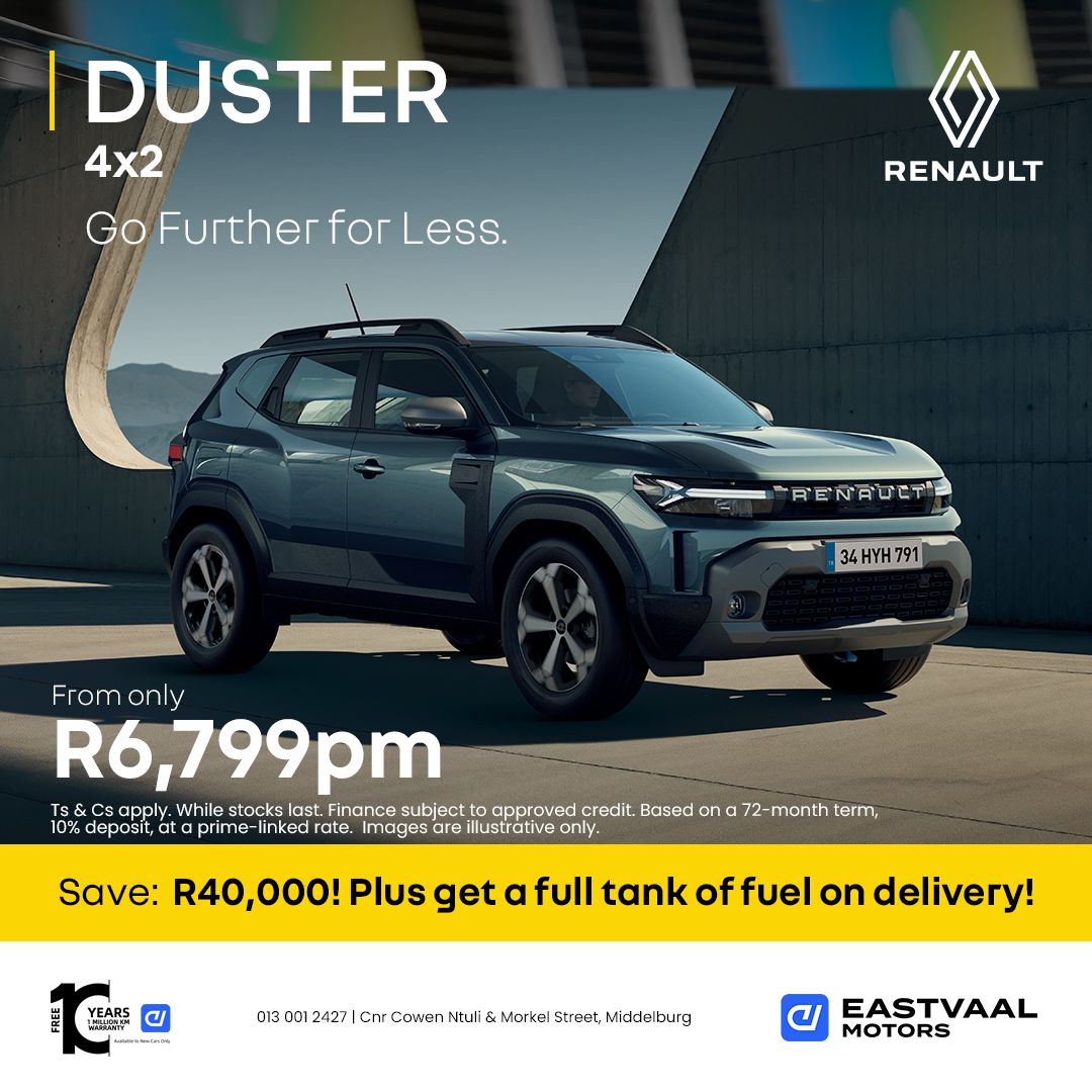 Renault Duster from Eastvaal Middelburg Renault
