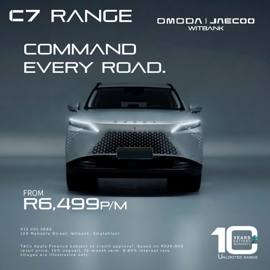 Omoda C7 from Eastvaal Motors