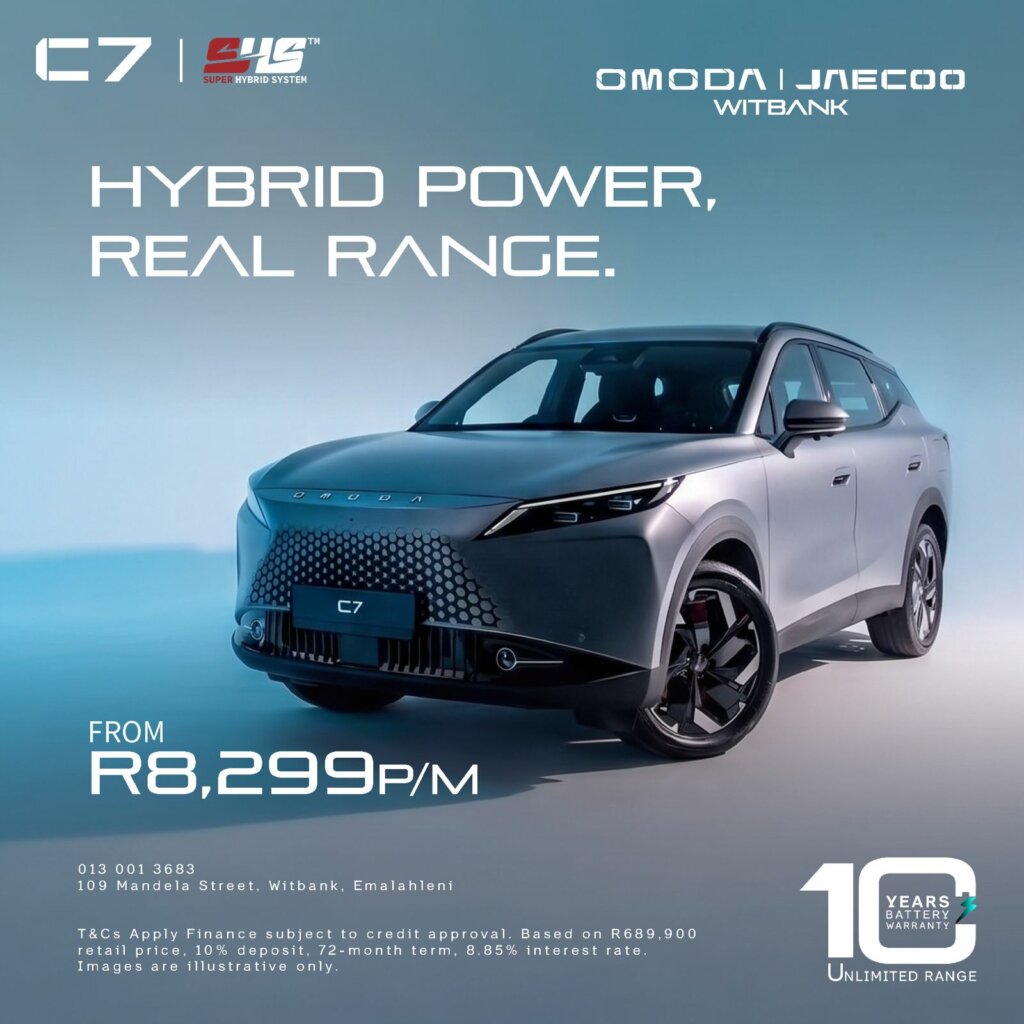 Omoda C7 from Eastvaal Motors