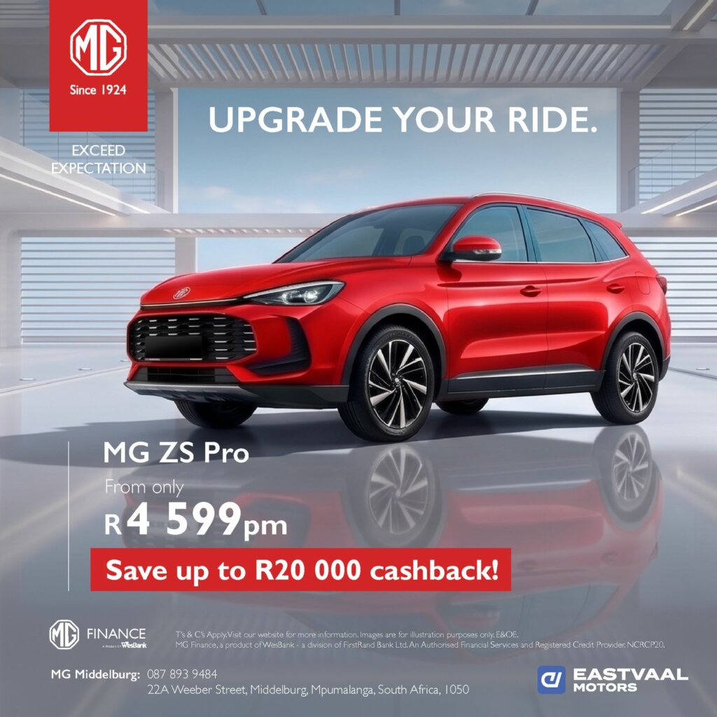 MG ZS Pro from Eastvaal Motors