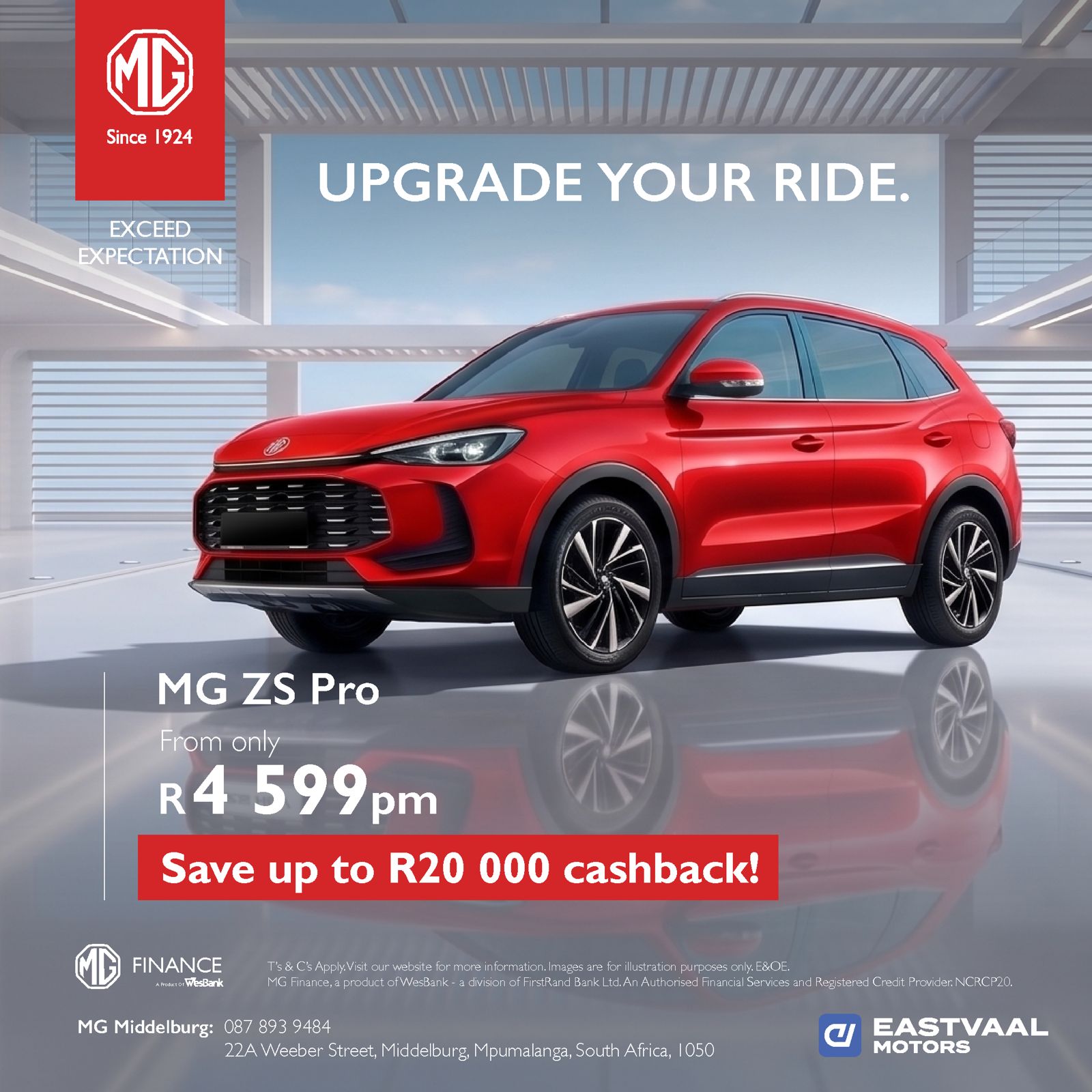 MG ZS Pro from Eastvaal Middelburg MG
