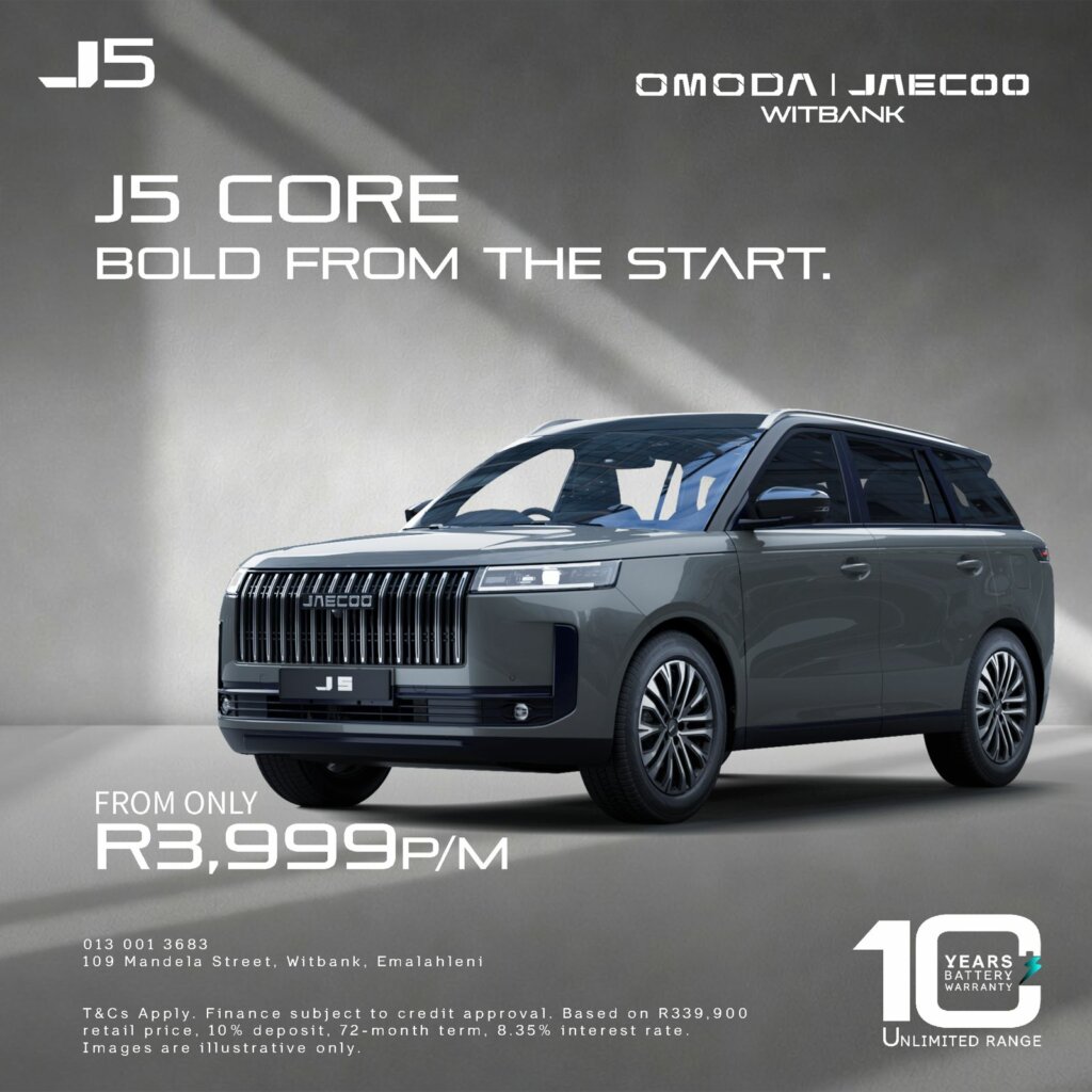 Jaecoo J5 from Eastvaal Motors