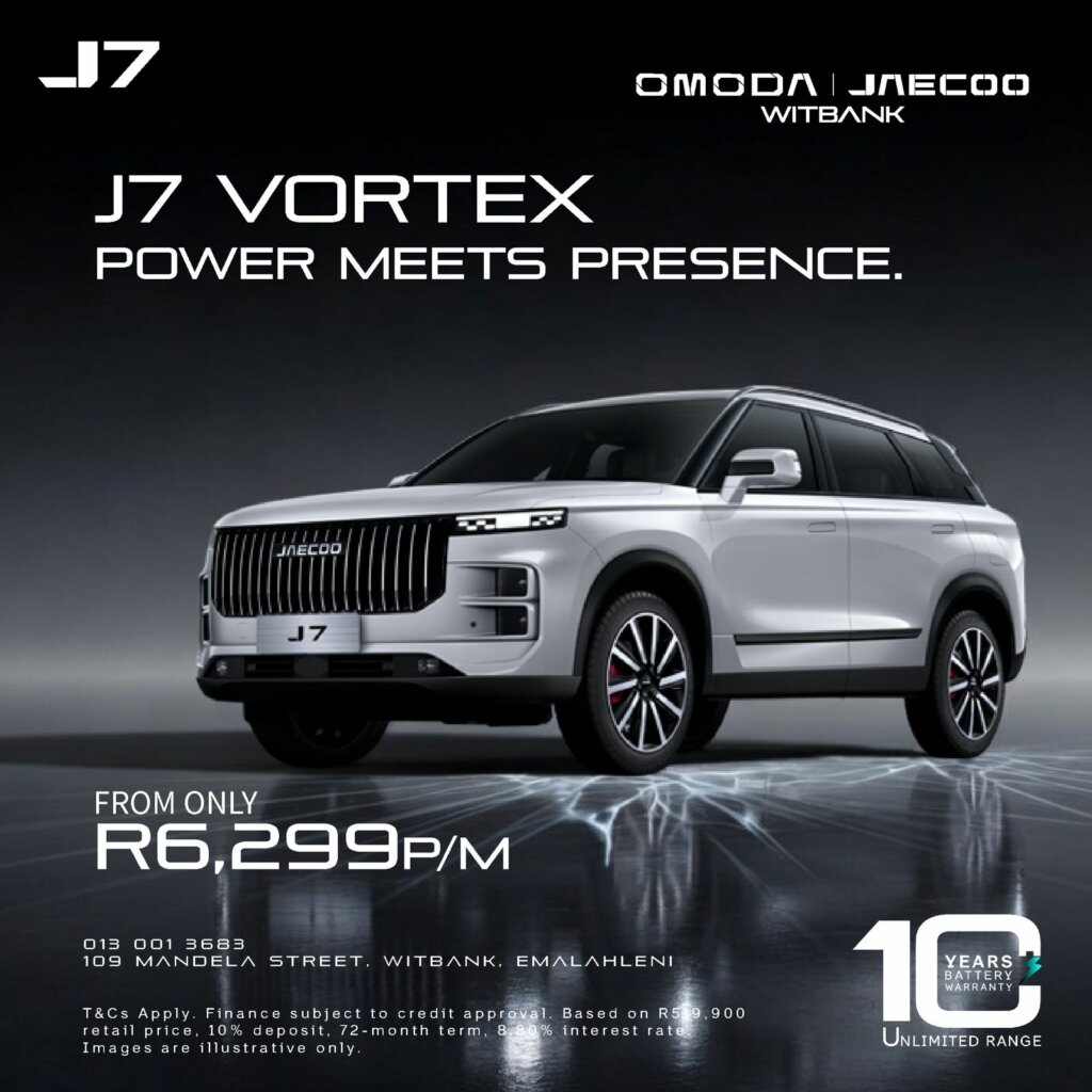 Jaecoo J7 Vortex from Eastvaal Motors