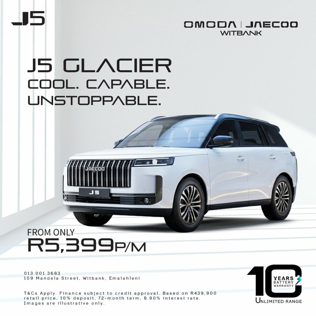 Jaecoo J5 Glacier from Eastvaal Motors