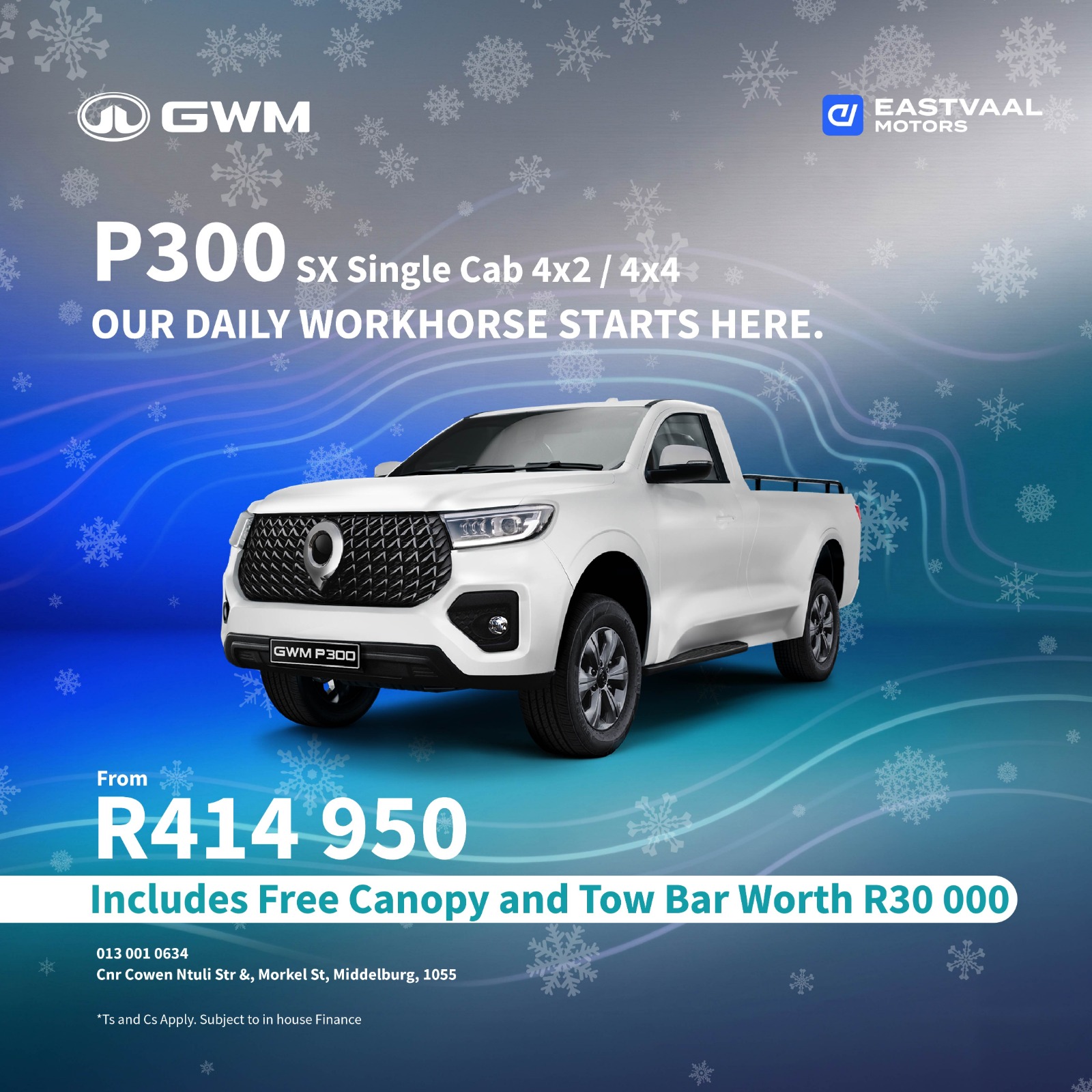 GWM P300 from Eastvaal Middelburg GWM