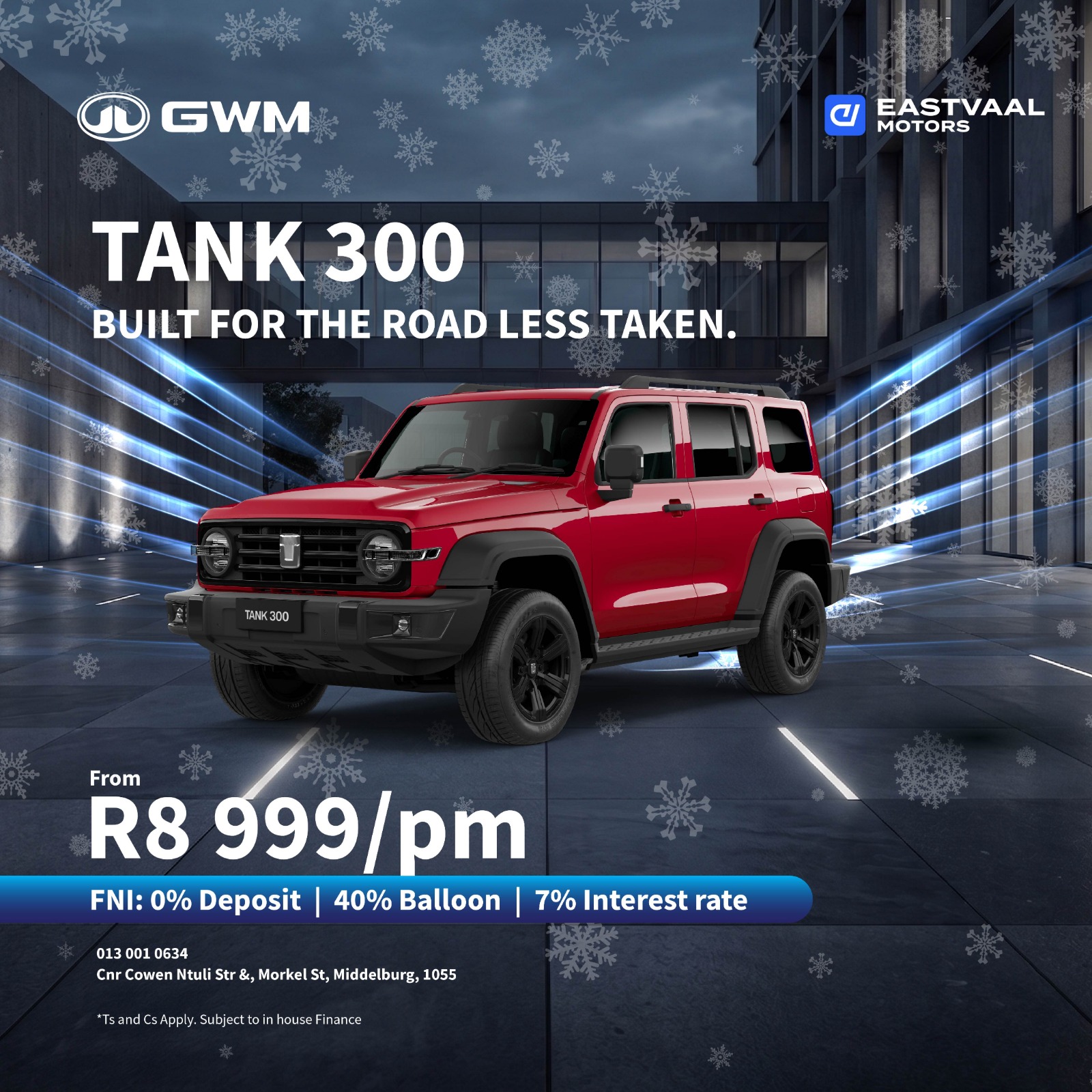 GWM Tank 300 from Eastvaal Middelburg GWM