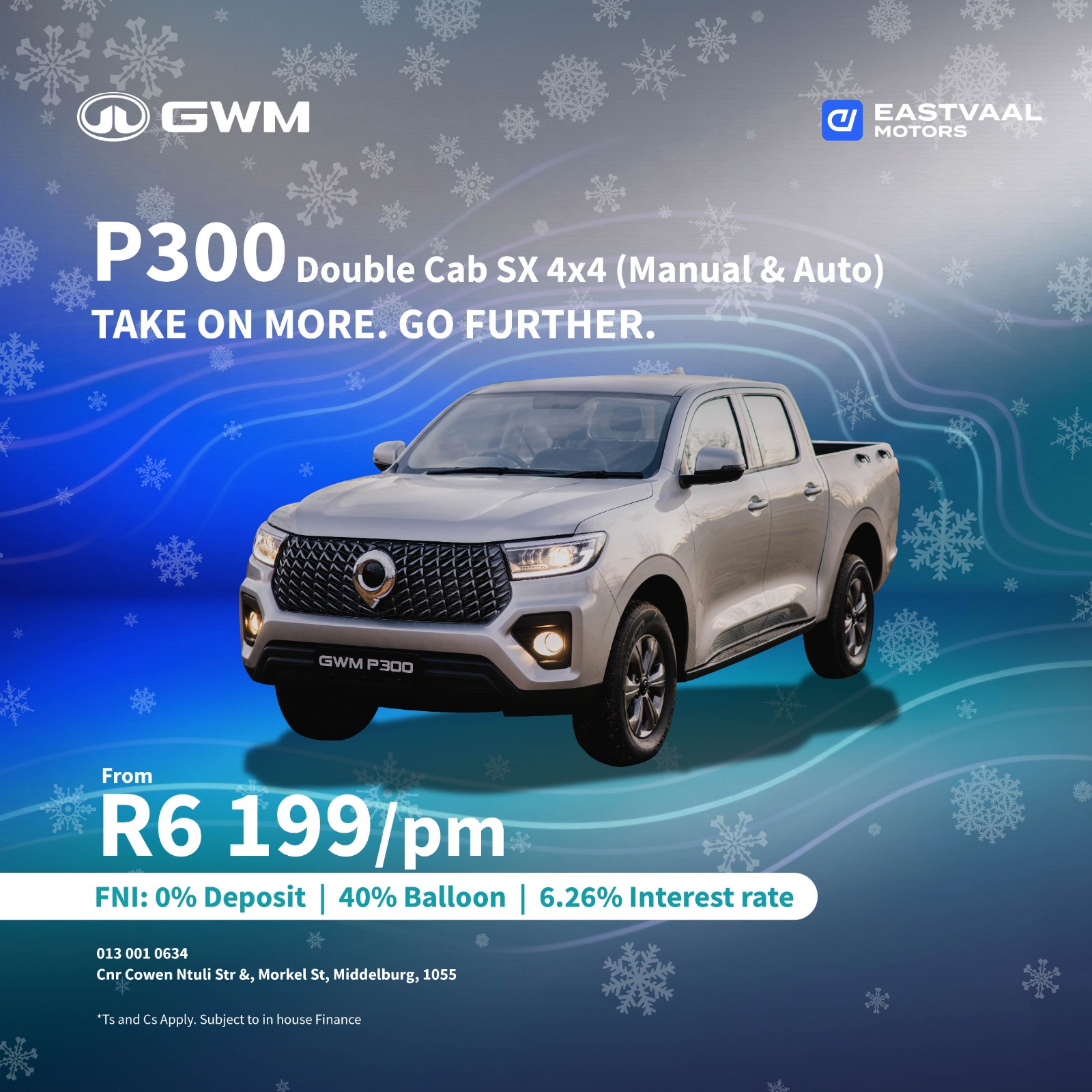 gwm p300 from Eastvaal Middelburg GWM