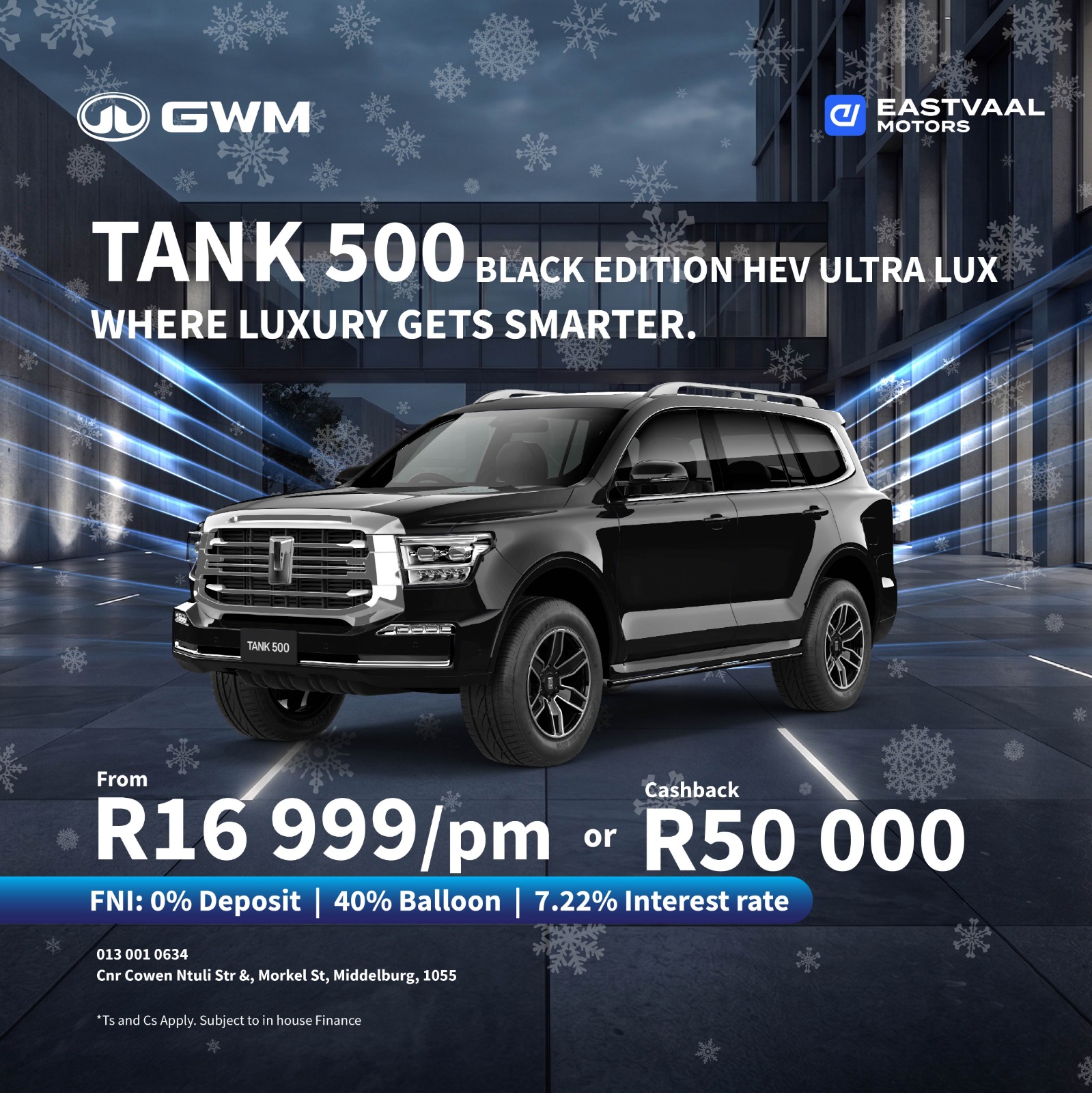 gwm tank 500 from Eastvaal Middelburg GWM