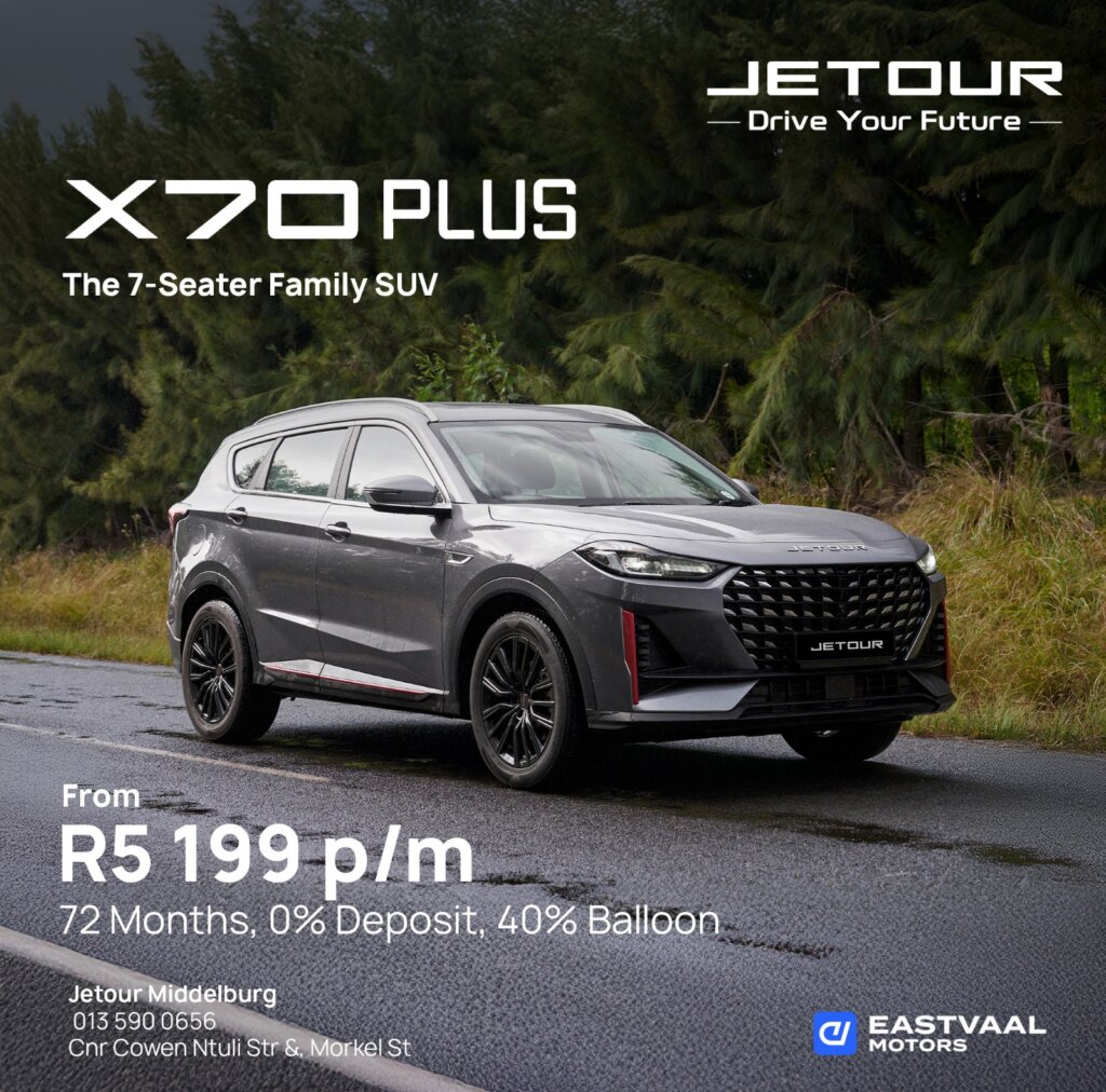 Jetour X70 Plus from Eastvaal Motors