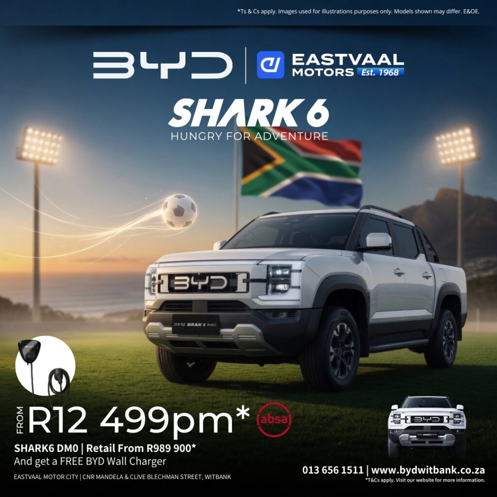 🦈 The Predator of the Highveld Has Arrived! Power, performance, and hybrid intelligence in one unstoppable double-cab. from Eastvaal Motors