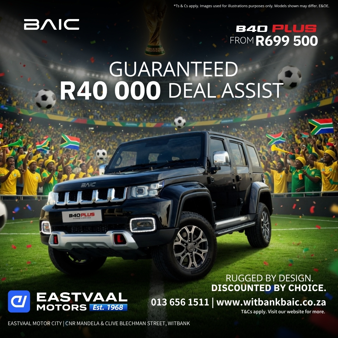 Built for Every South African Dream. Family comfort, urban style, or off-road adventure — BAIC delivers it all. from BAIC Witbank