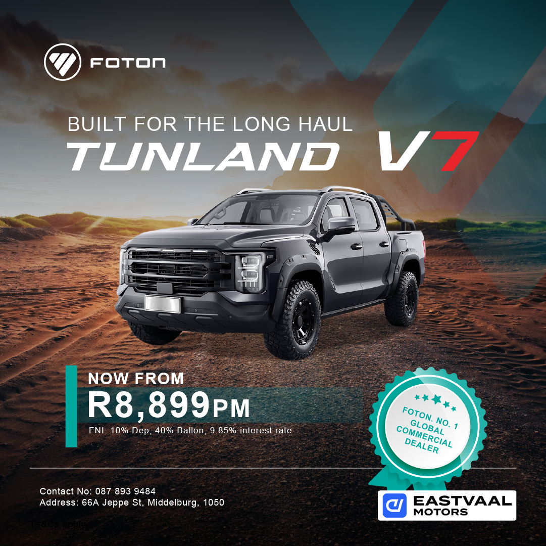 Foton Tunland V7 from Eastvaal Middelburg Foton