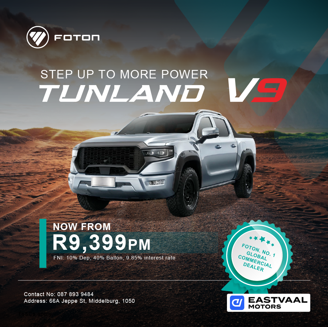 Foton Tunland V9 from Eastvaal Middelburg Foton