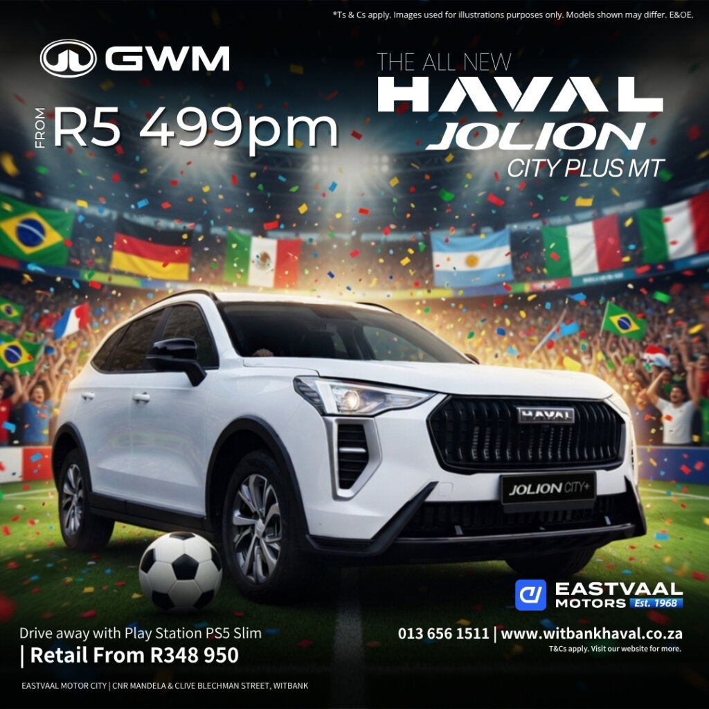 Smart, stylish, and ready for the city! The Haval Jolion 1.5T City Plus delivers modern SUV looks with responsive turbo performance and excellent fuel efficiency. from Eastvaal Motors