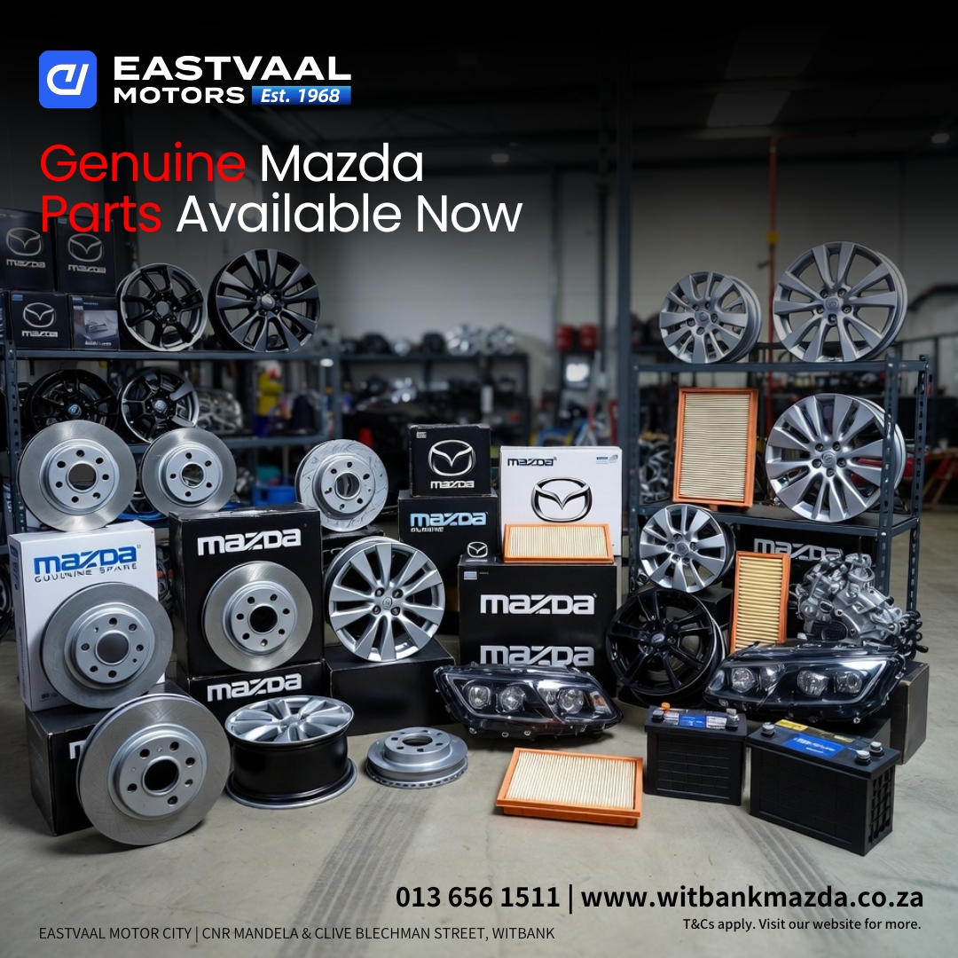 🔧 Genuine Mazda Parts Available Now! 🔧 from Eastvaal Motor City Witbank Mazda