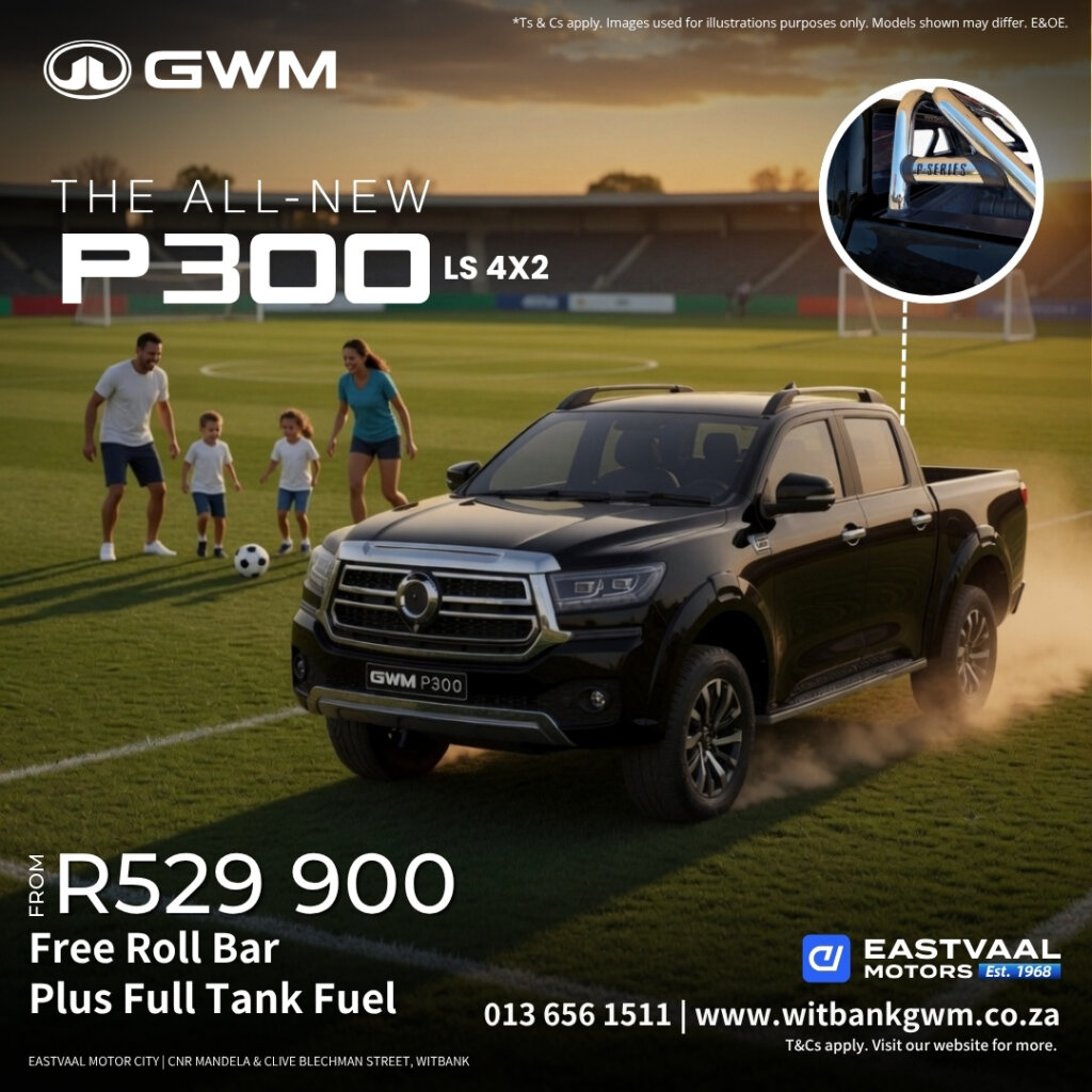 🔥 The GWM P300 LS — Tough on the outside, luxurious on the inside. from Eastvaal Motors