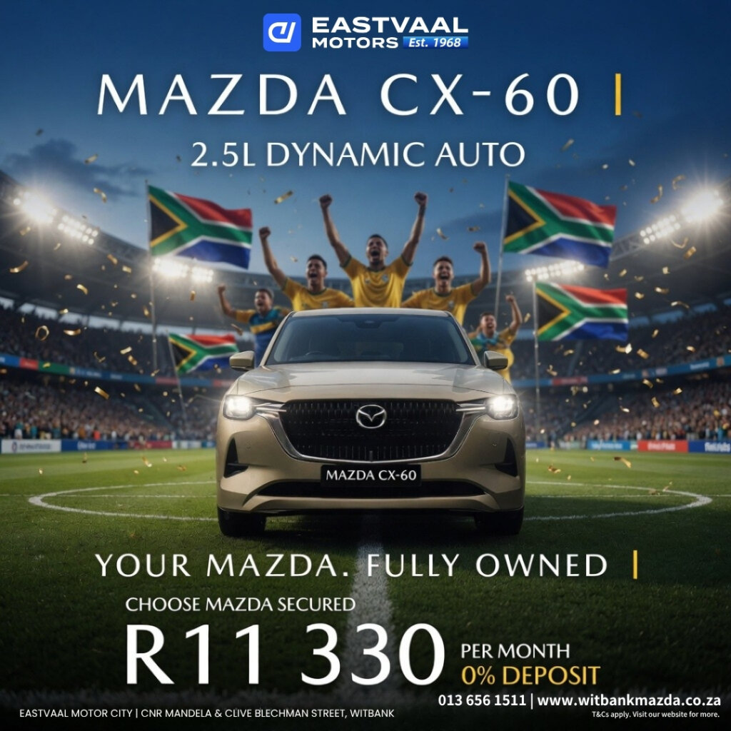👑 Flagship Luxury Has Arrived. The powerful Mazda CX-60 Dynamic redefines what a premium SUV should be. Takumi craftsmanship, commanding presence, and effortless performance. from Eastvaal Motors