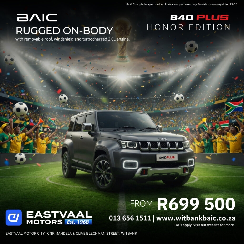 Your Next Adventure Starts with BAIC.Whether you want sleek sophistication or rugged capability, the BAIC range has you covered. from Eastvaal Motors