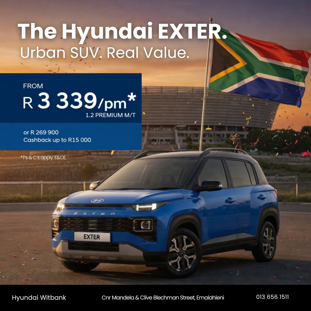 ❤️ The Smart Choice is Hyundai. Amazing deals running now at Eastvaal Motor City – Cnr Mandela & Clive Blechman.