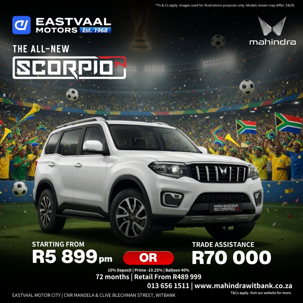 Stop Dreaming. Start Conquering. The unstoppable luxurious Scorpio N — your next Mahindra is waiting. Visit Eastvaal Motor City today! 🔥 from Eastvaal Motors