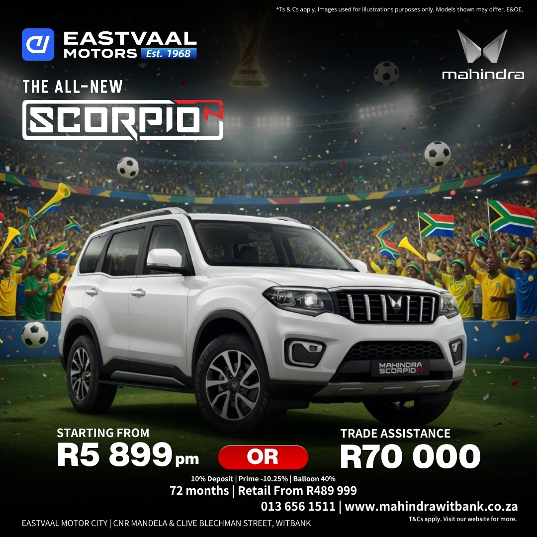 Stop Dreaming. Start Conquering. The unstoppable luxurious Scorpio N — your next Mahindra is waiting. Visit Eastvaal Motor City today! 🔥 from Eastvaal Motor City Mahindra