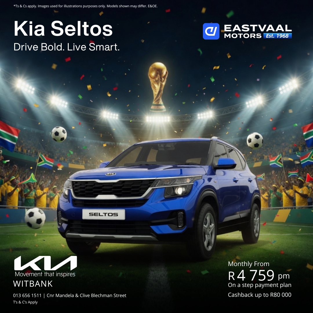 Bold Moves. Better Deals. Get your new Kia this June at Eastvaal Motor City.