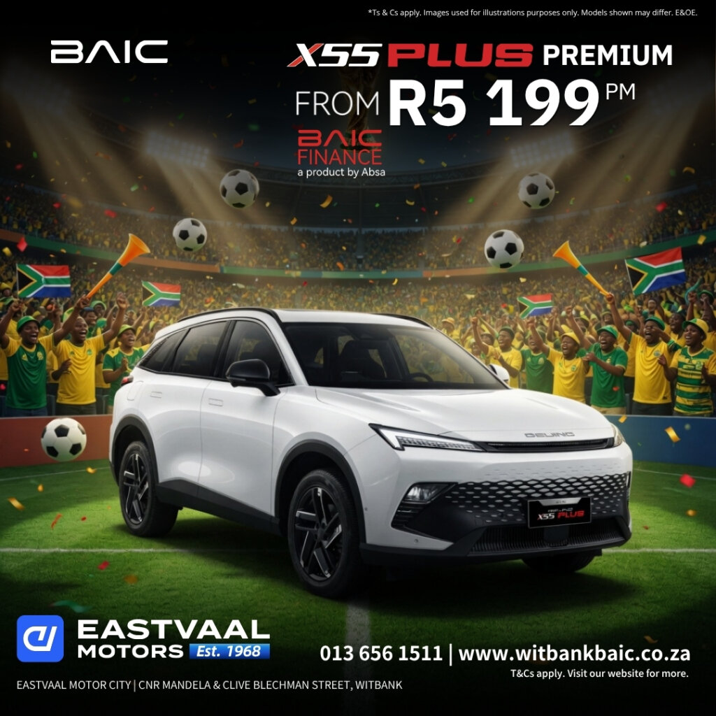 Big on Performance. Even Bigger on Value – BAIC Range. Don’t settle for ordinary. Experience extraordinary with every BAIC model. from Eastvaal Motors