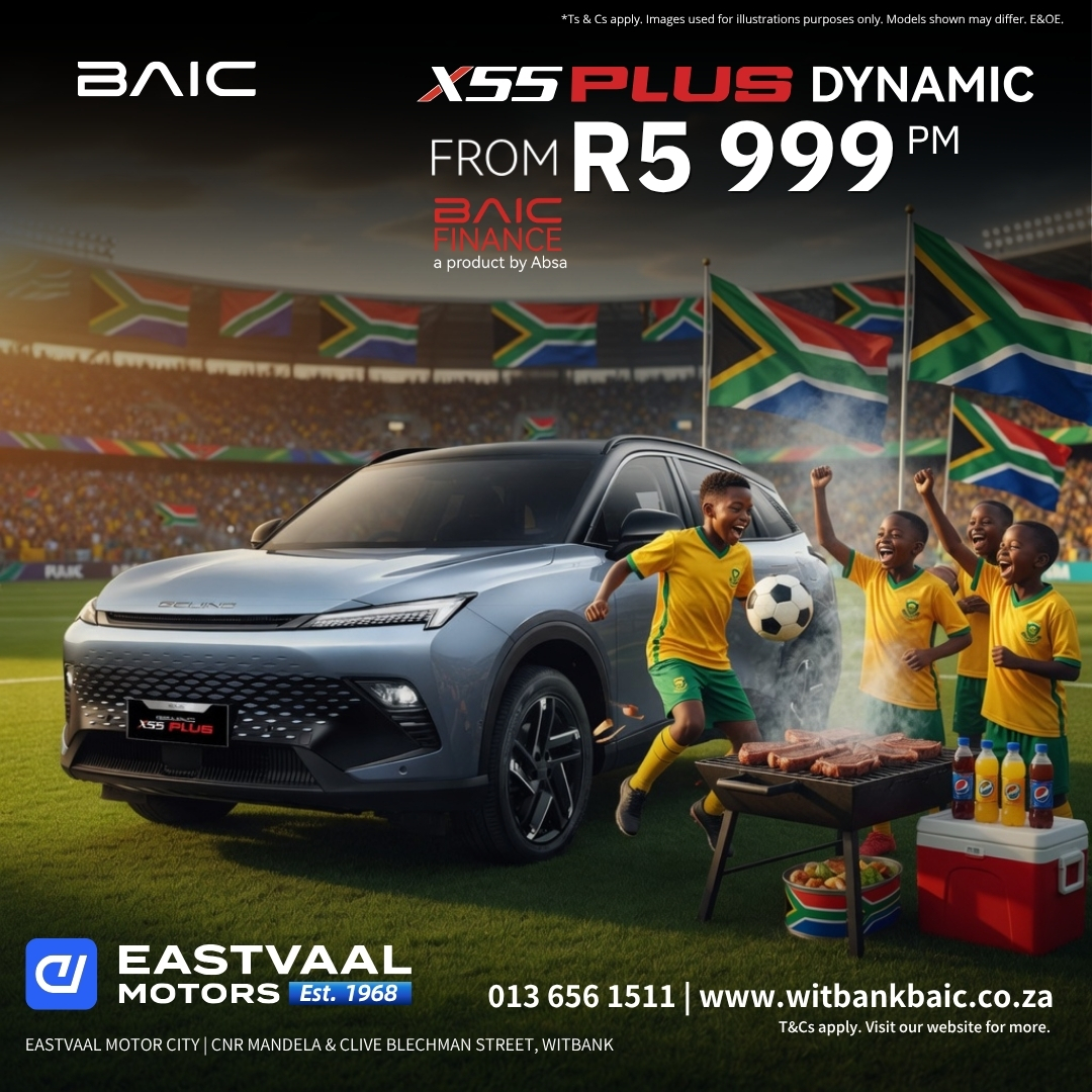 There’s a BAIC for Every Journey.Family trips, daily commutes, or weekend escapes — the BAIC range is ready to Charge Ahead with you. from BAIC Witbank