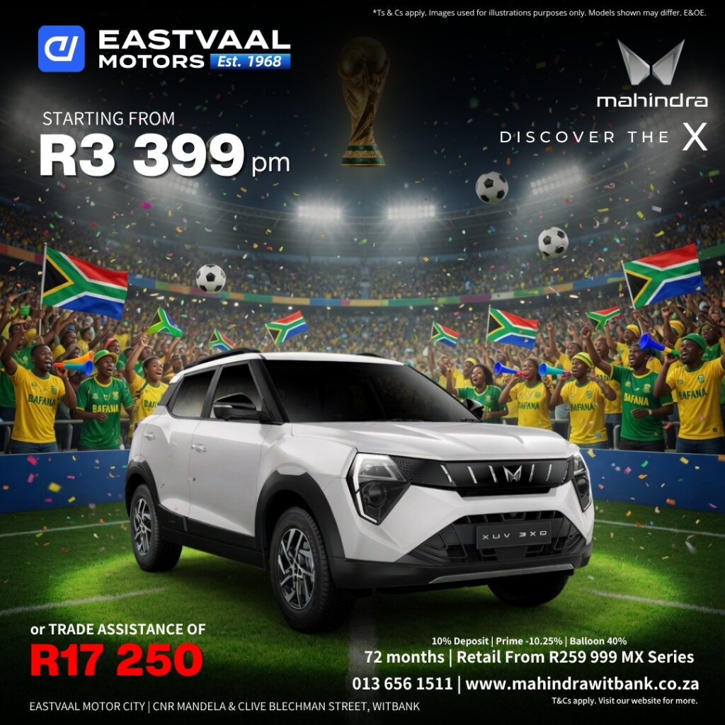 🌟 Small Car. Big Personality – Meet the Mahindra XUV 3XO! Style that turns heads, space for the whole crew, and the perfect mix of comfort and excitement. Whether it’s daily drives or weekend escapes, the 3XO is ready to conquer it all. from Eastvaal Motors