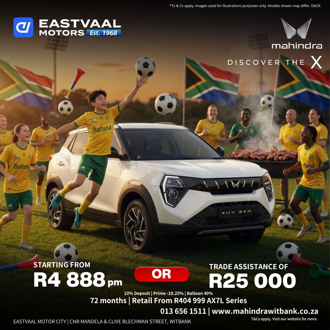 🚀 Ready to upgrade your drive? The Mahindra XUV 3XO is calling! Bold, modern, and full of attitude — this is the SUV that makes every journey feel exciting. From the sleek design to the luxurious interior, the 3XO delivers pure driving joy. from Eastvaal Motor City Mahindra