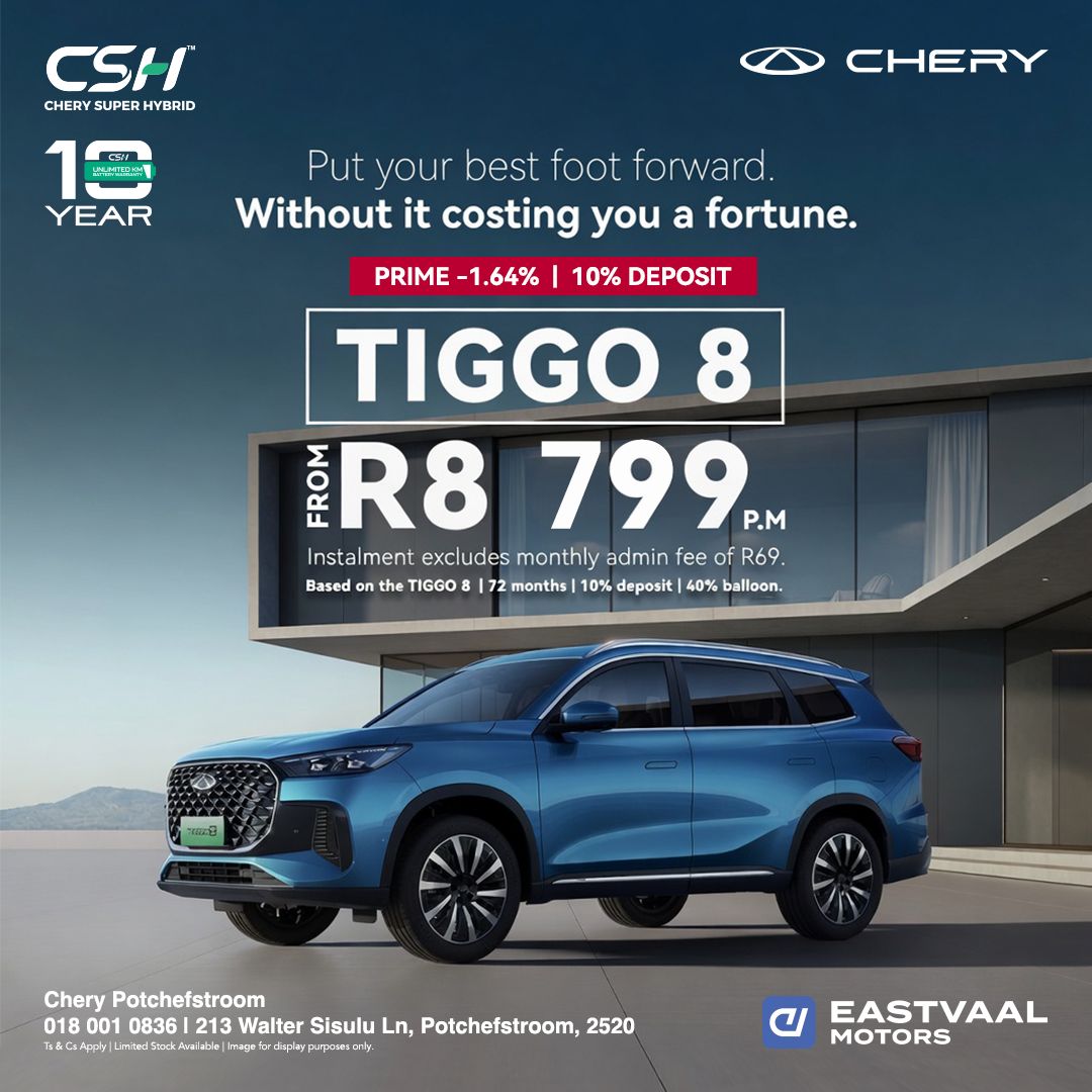 Chery Tiggo 8 from Chery Potchefstroom