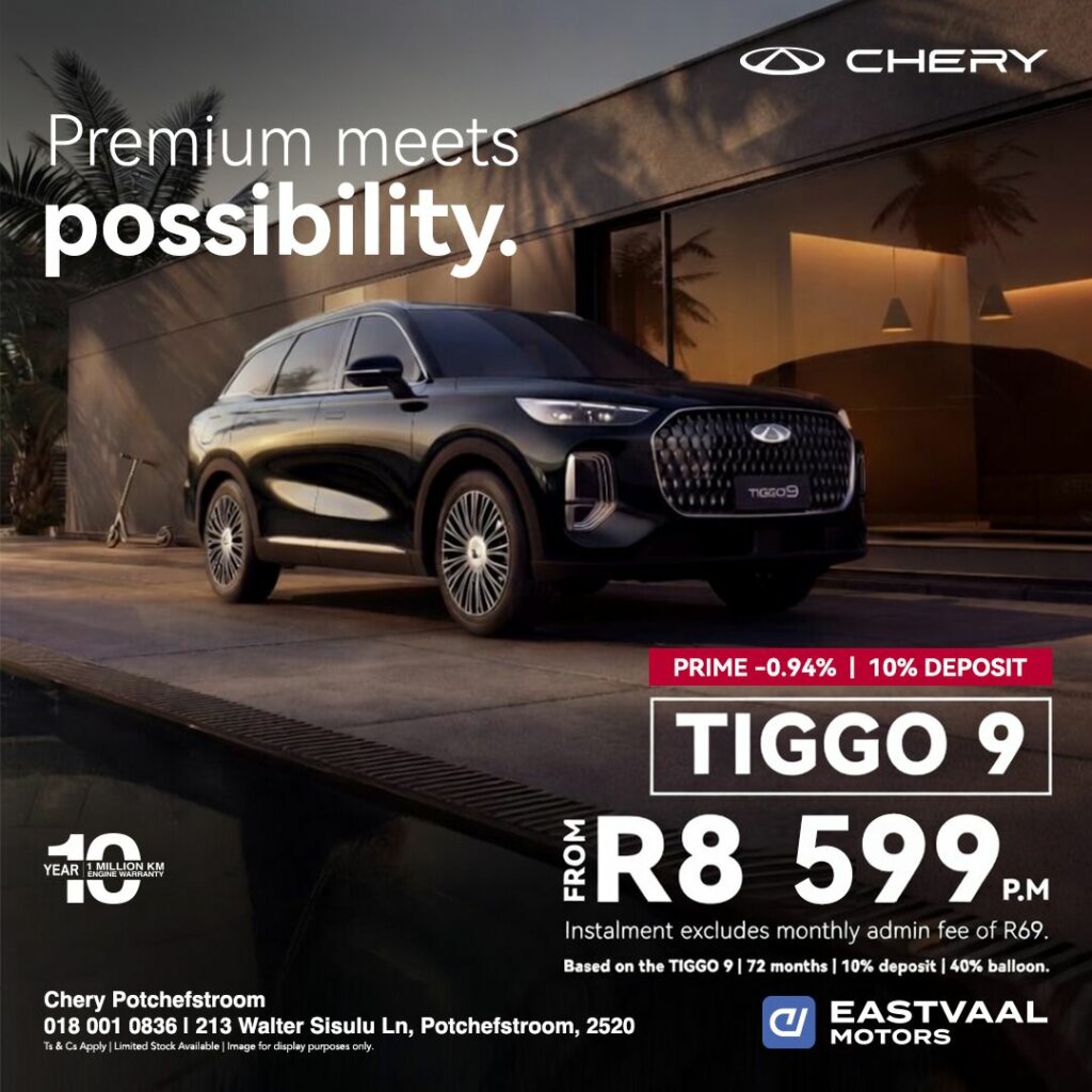 Chery Tiggo 9 from Eastvaal Motors