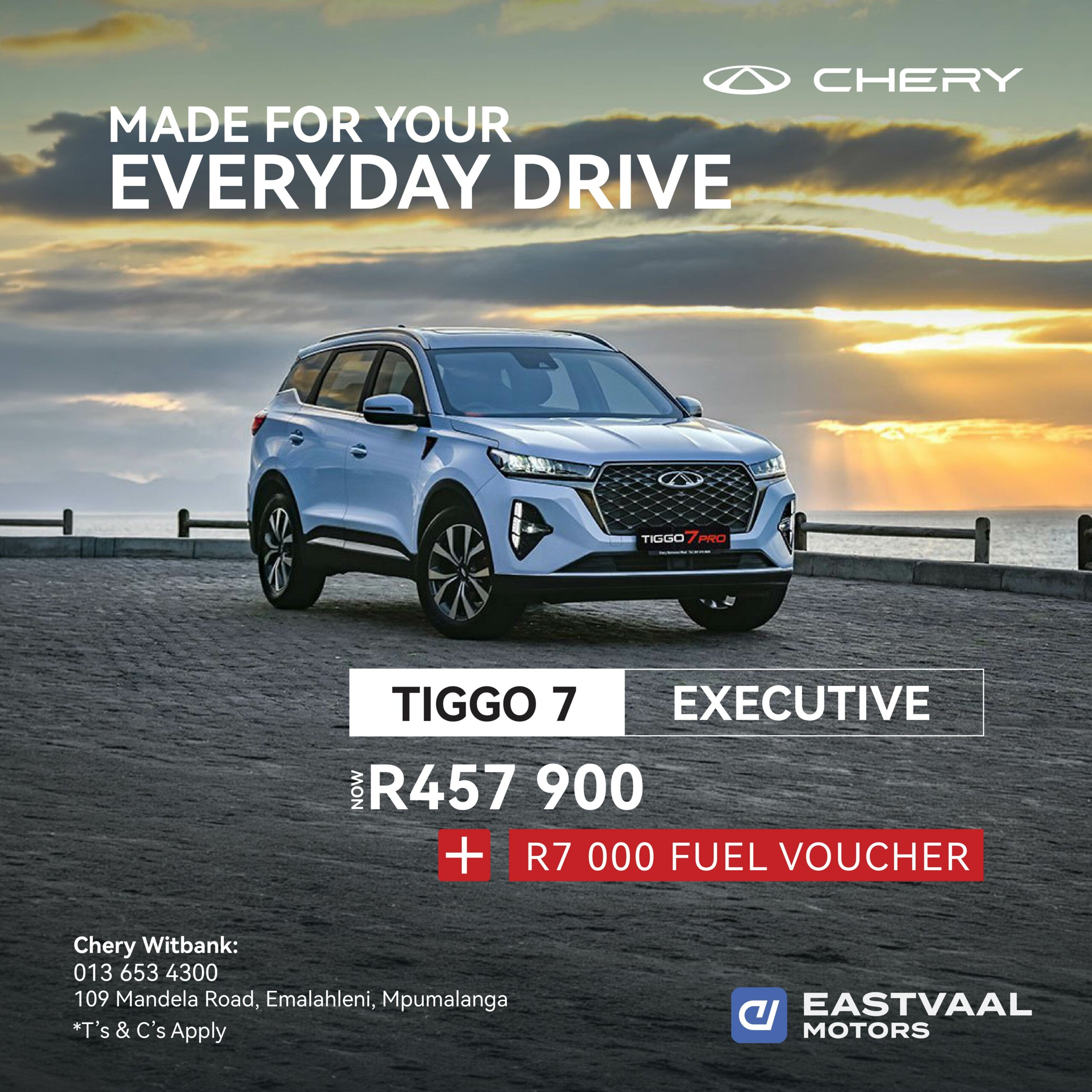 Chery Tiggo 7 1.5T Executive from Chery Witbank