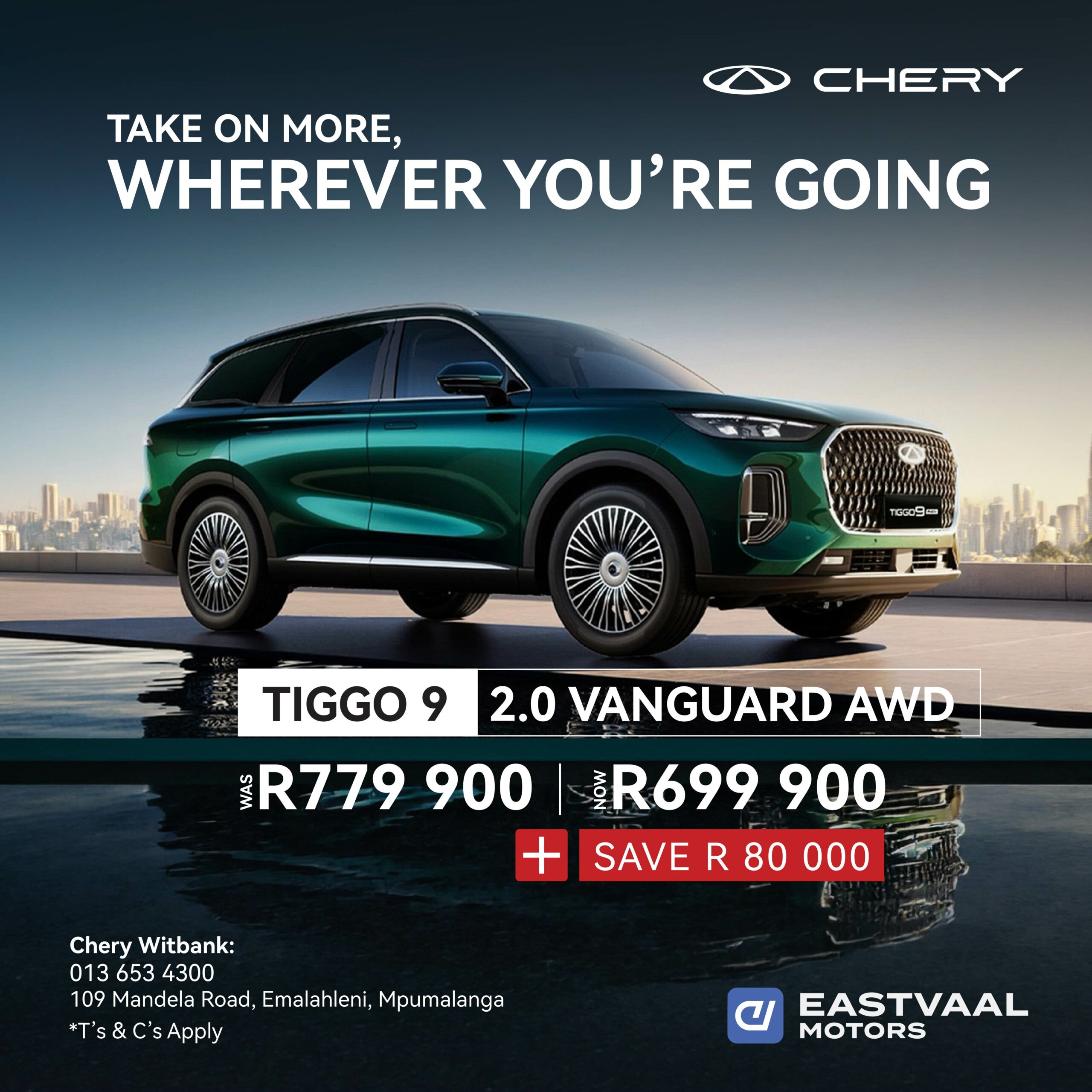 Chery Tiggo 9 2.0 Vanguard AWD from Chery Witbank