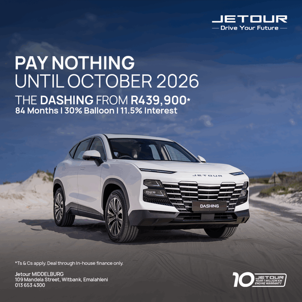 Jetour Dashing from Eastvaal Motors