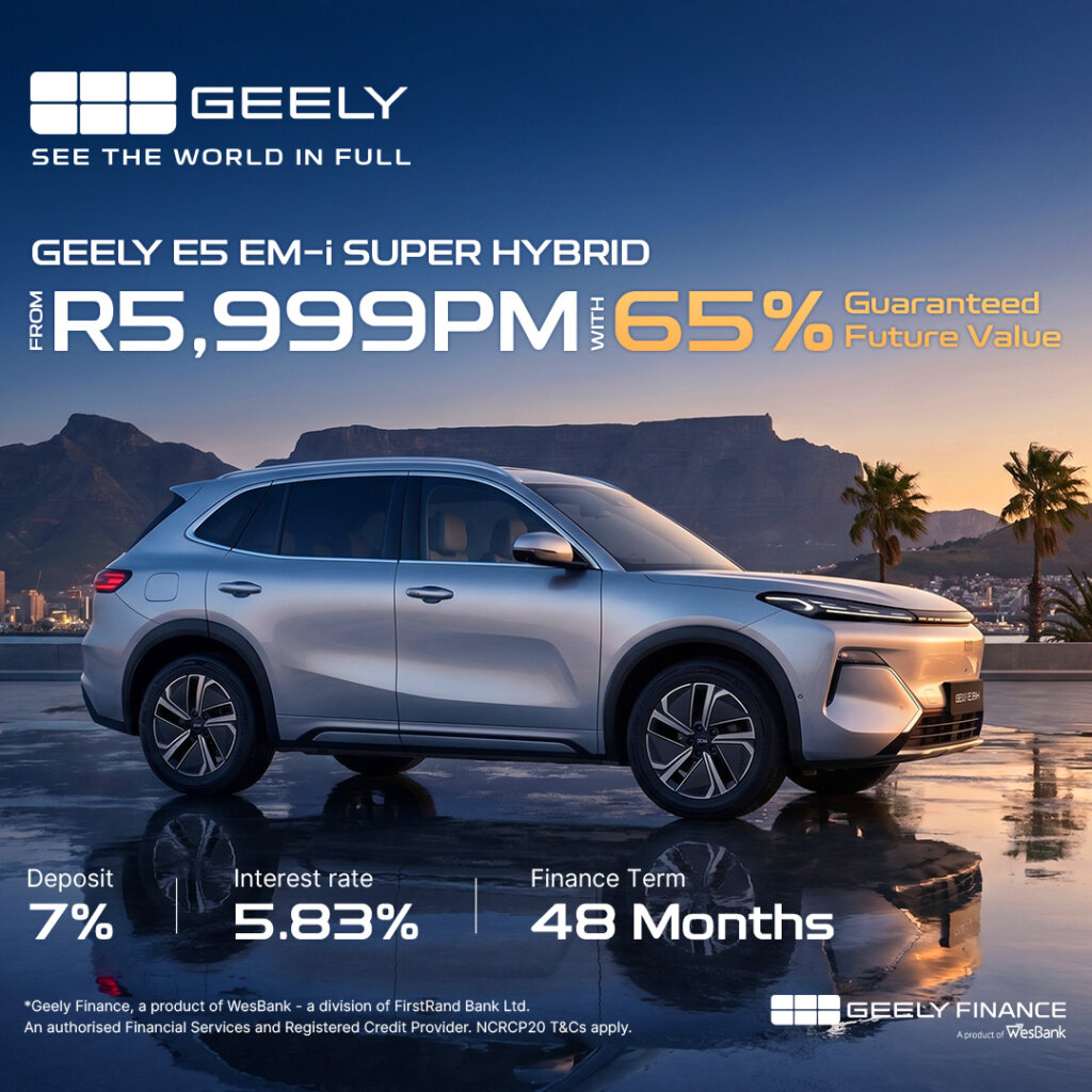 Geeley E5 Em-i Super Hybrid from Eastvaal Motors