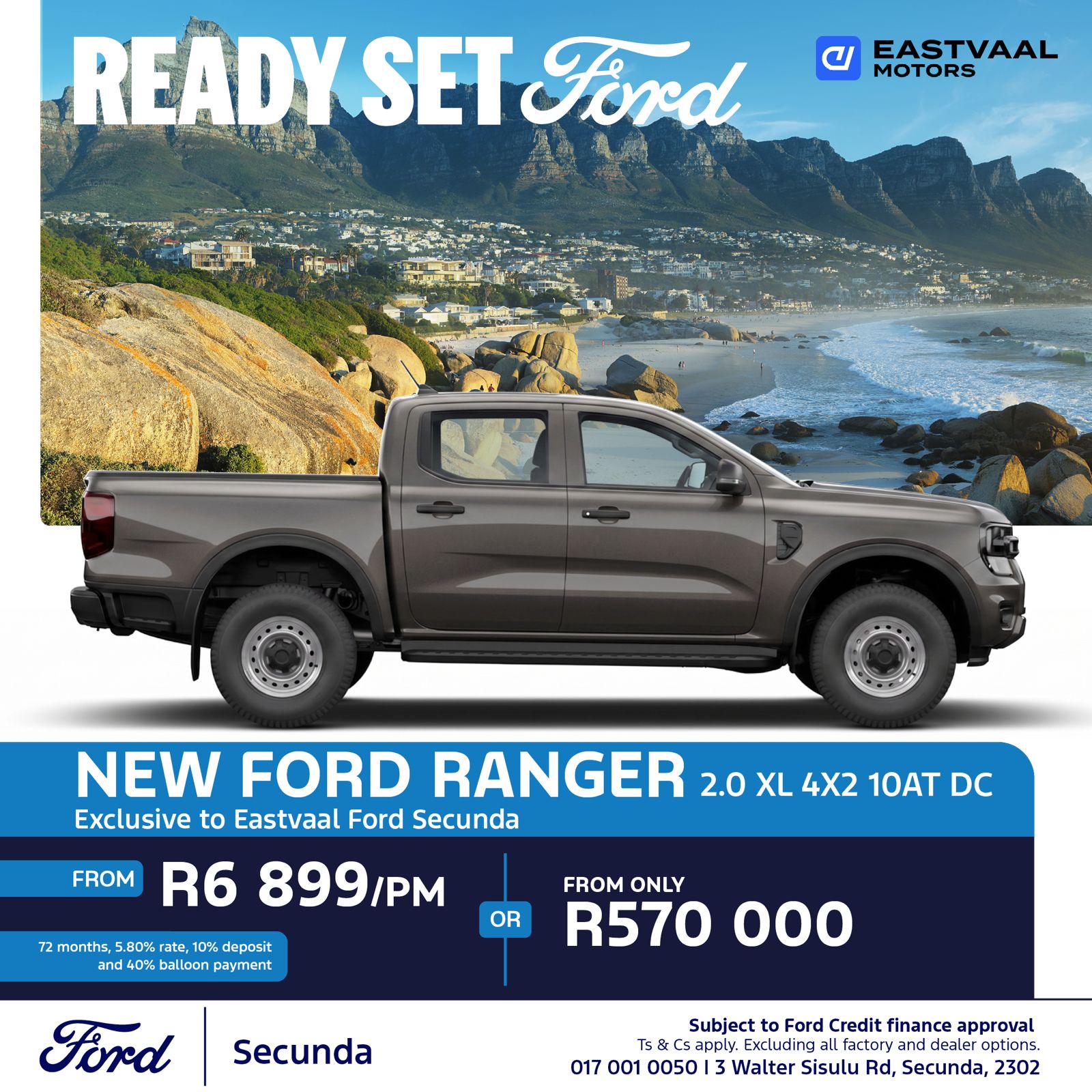 Ford Ranger 2.0 XL 4X2 10AT DC