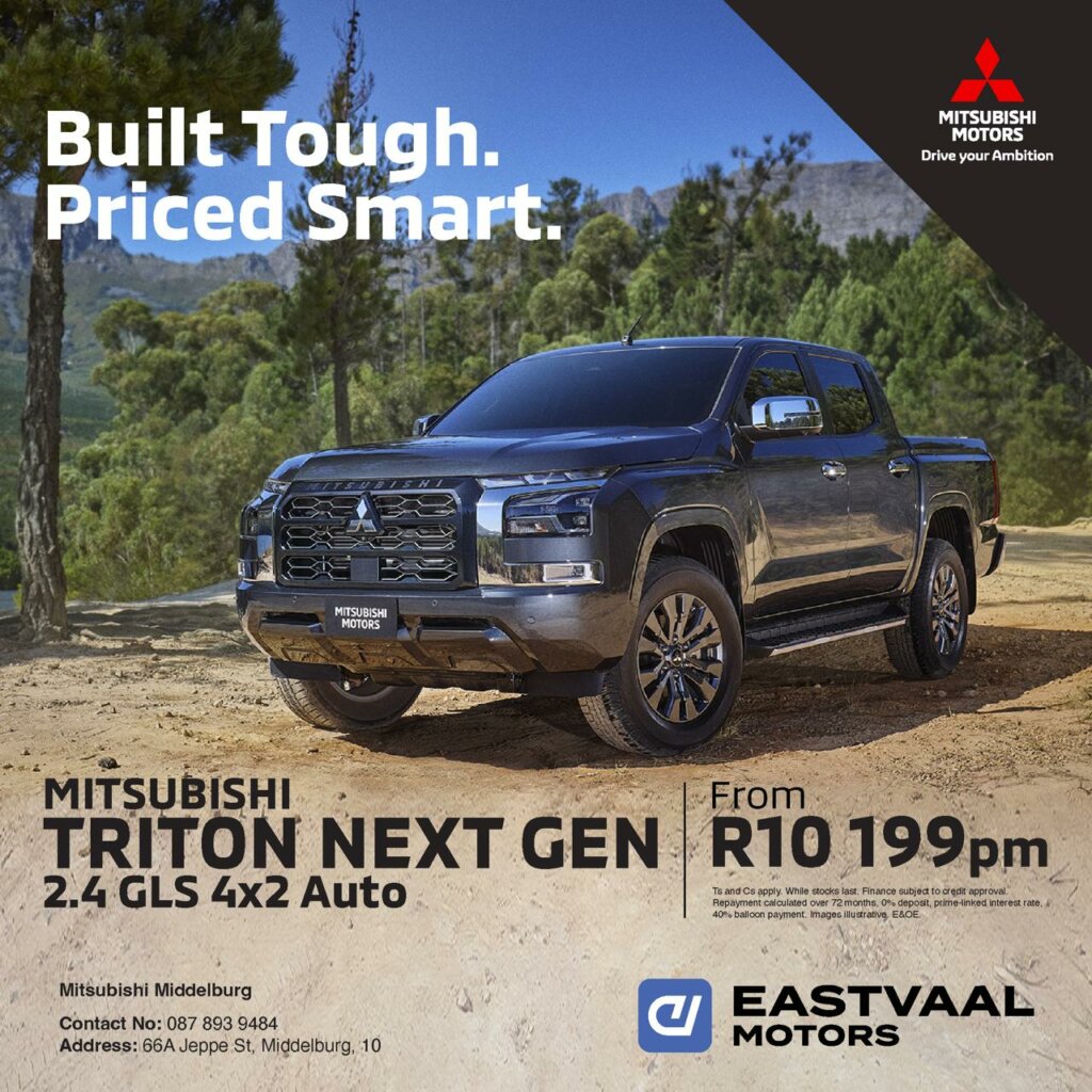 Mitsubishi Triton Next Gen 2.4 GLS 4×2 Auto from Eastvaal Motors