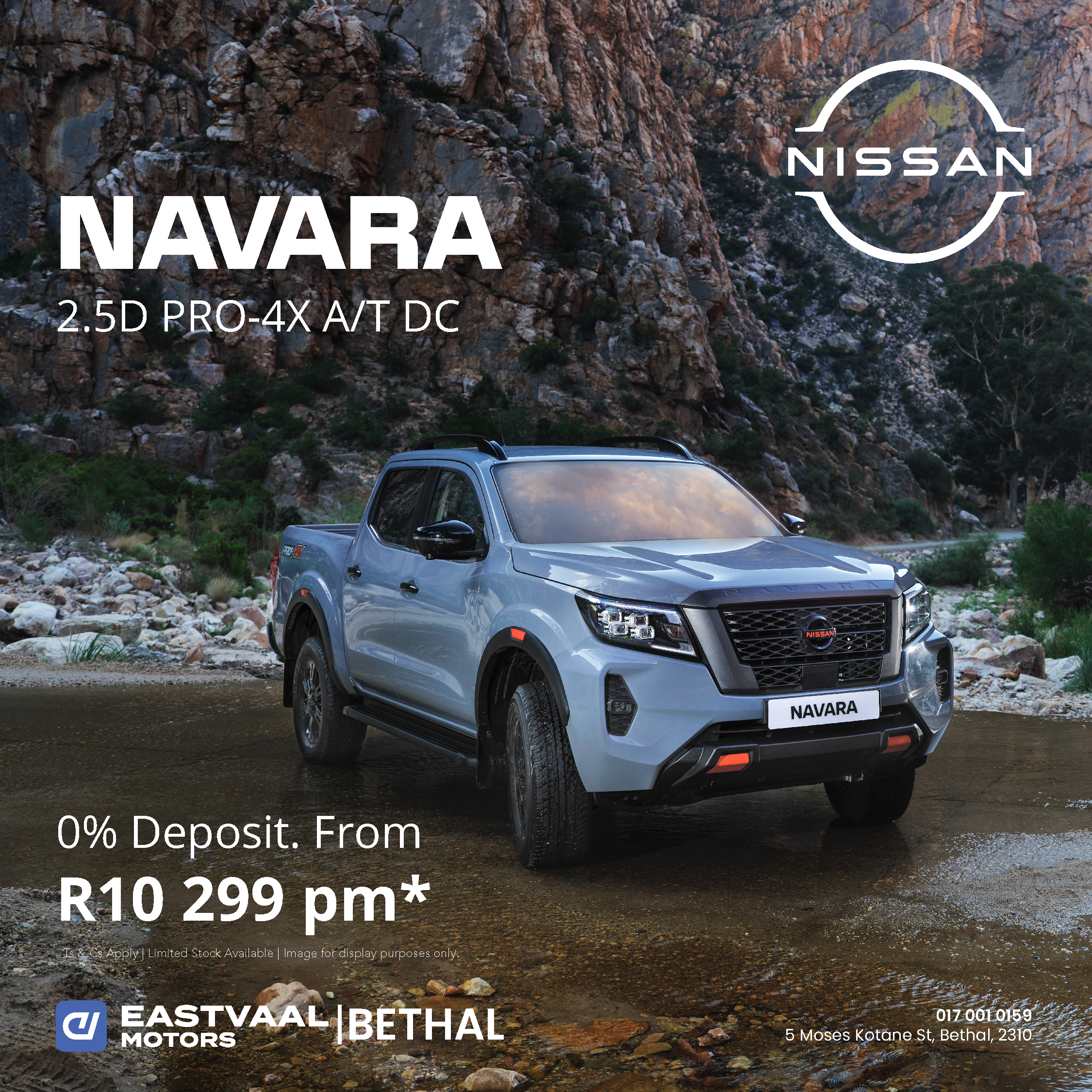 Nissan Navara 2.5D Pro-4X A/T DC from Eastvaal Bethal Nissan