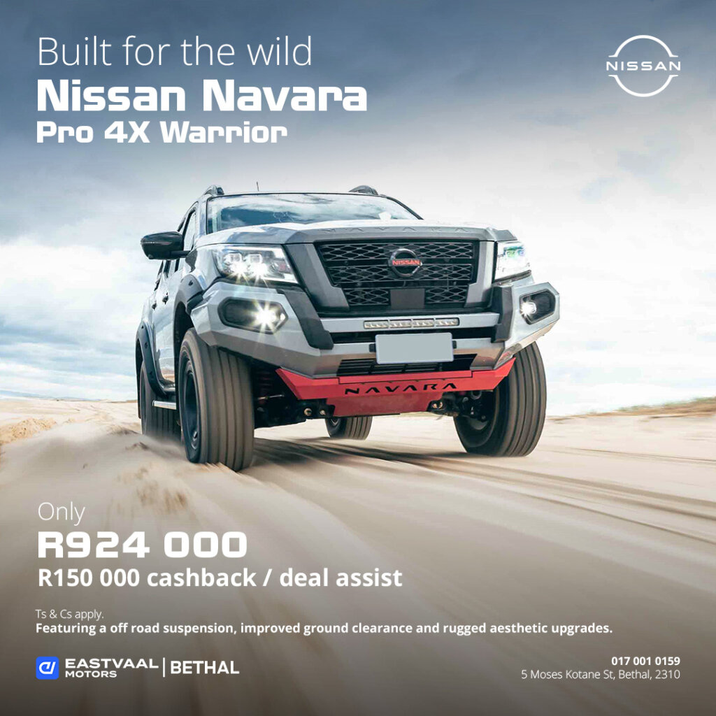 Nissan Navara Pro 4X Warrior from Eastvaal Motors