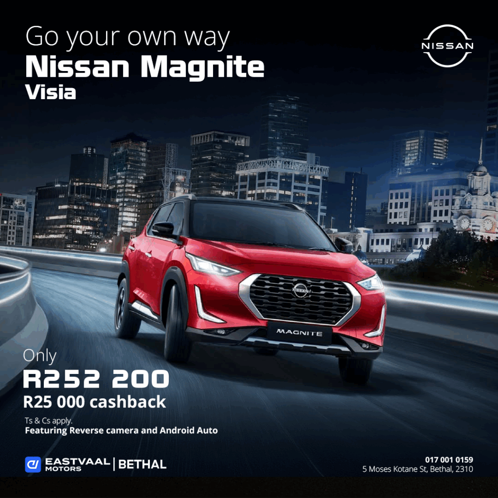 Nissan Magnite Visia from Eastvaal Motors