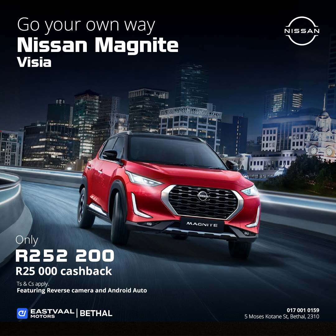 Nissan Magnite Visia from Eastvaal Bethal Nissan