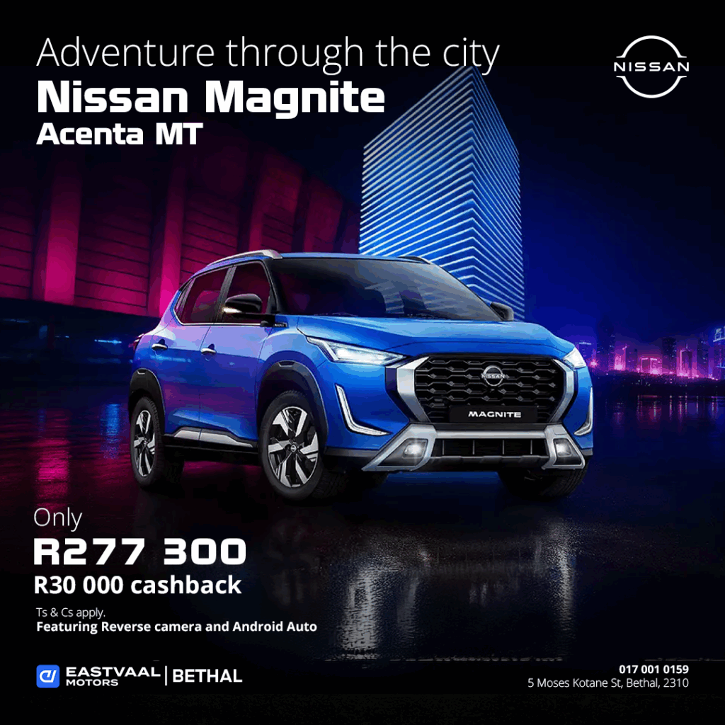 Nissan Magnite Acenta AMT from Eastvaal Motors