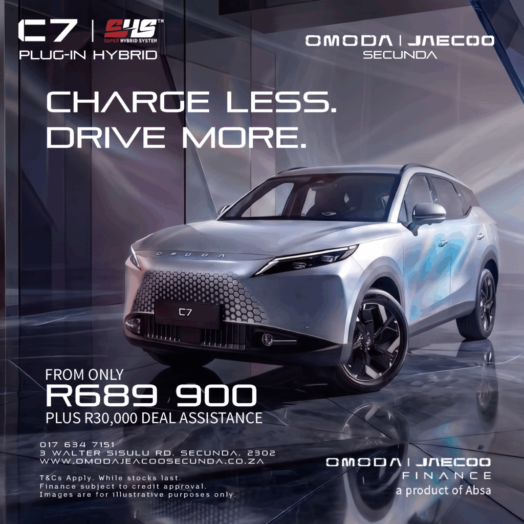 Omoda C7 Plug In Hybrid from Eastvaal Motors
