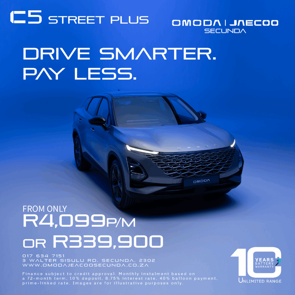 Omoda C5 Street Plus from Eastvaal Motors