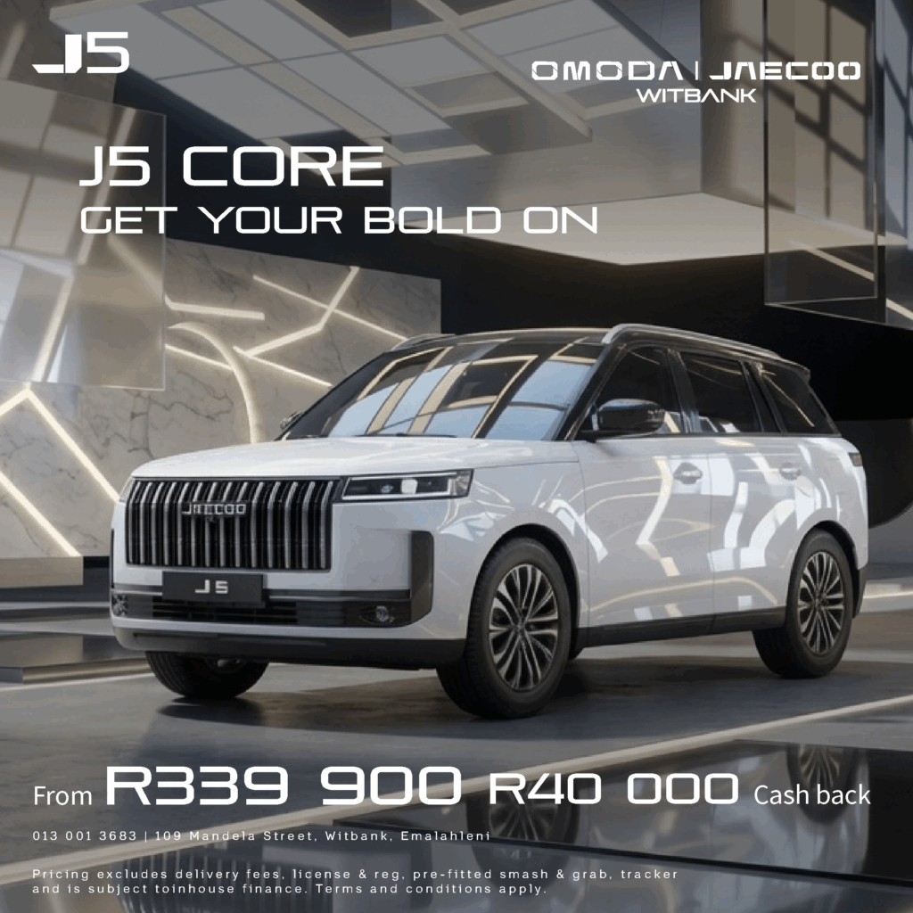 Jaecoo J5 Core Cashback Deal from Eastvaal Motors