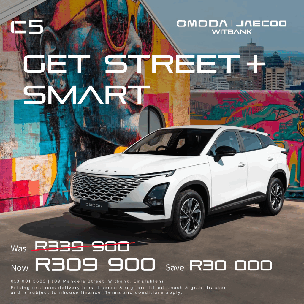 Omoda C5 Street Plus from Eastvaal Motors