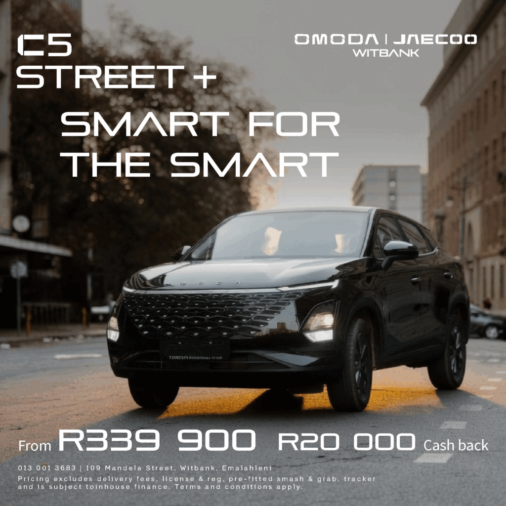 Omoda C5 Street Plus Cash Back Deal from Eastvaal Motors