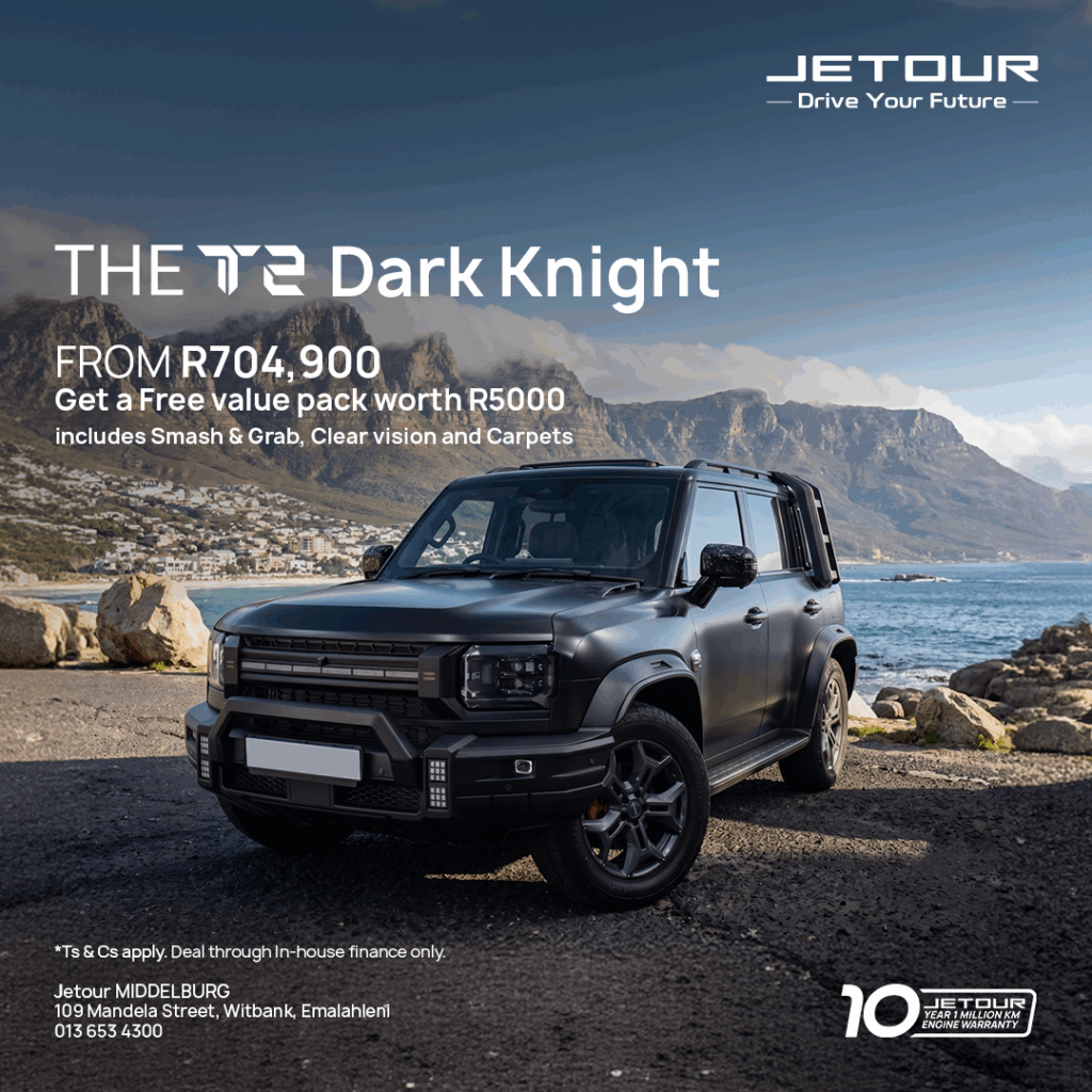 Jetour T2 Dark Knight from Eastvaal Motors