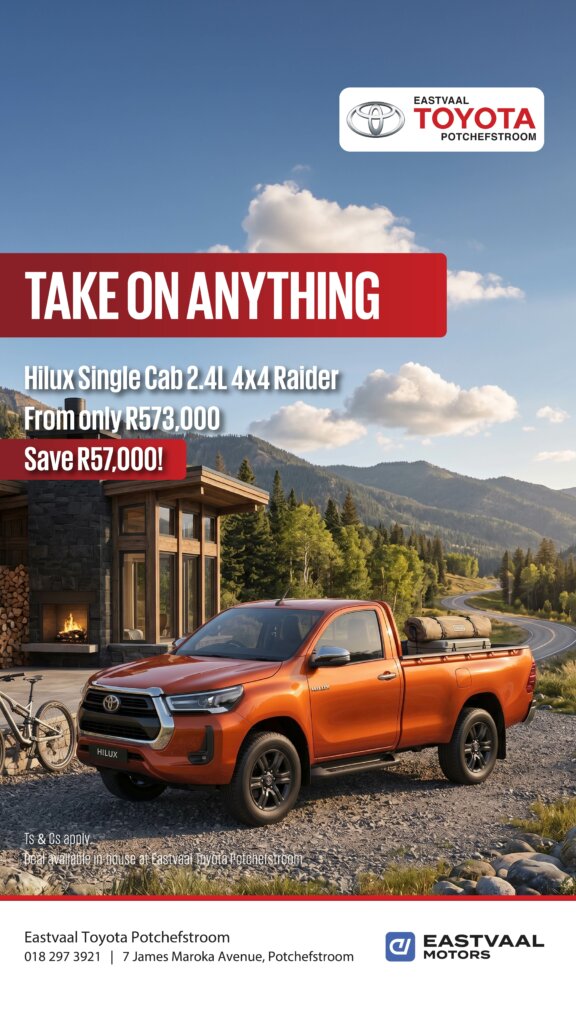 Toyota Hilux Single Cab 2.4L 4X4 Raider from Eastvaal Motors